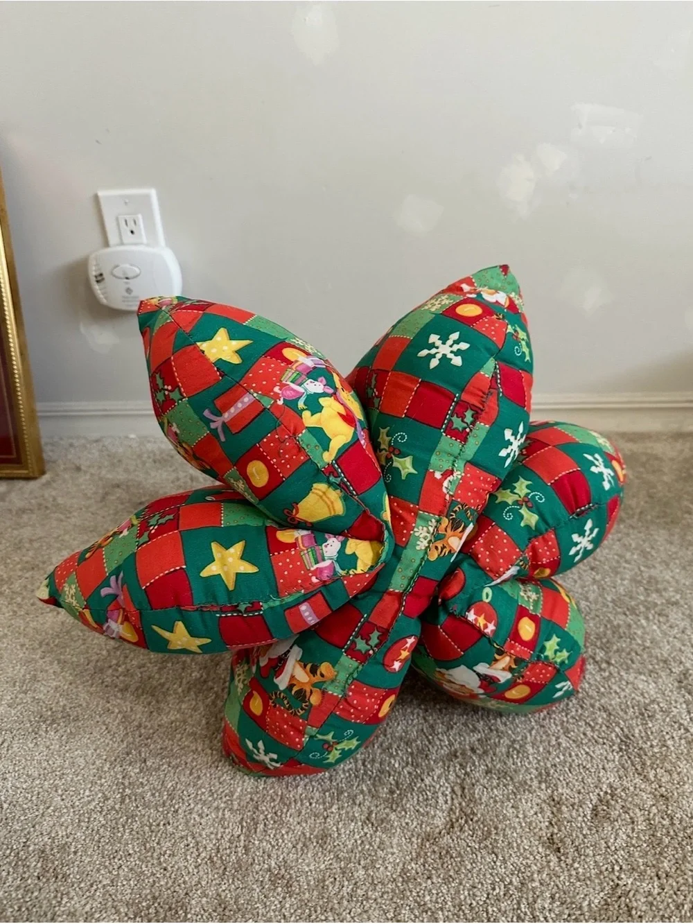 Vintage Holiday Patchwork Winnie the Pooh Tree